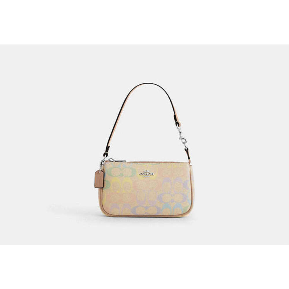 Coach Nolita 19 In Rainbow Signature Canvas never used new